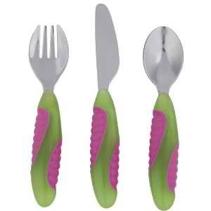 Munchkin Mighty Grip Utensil Set, Colors May Vary