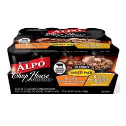 Alpo Chop House Originals - Variety Pack - Filet Mignon & Roasted Chicken - 12 x 13.2 oz