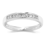 Kobelli 1/3 cttw Princess Cut Diamond Wedding