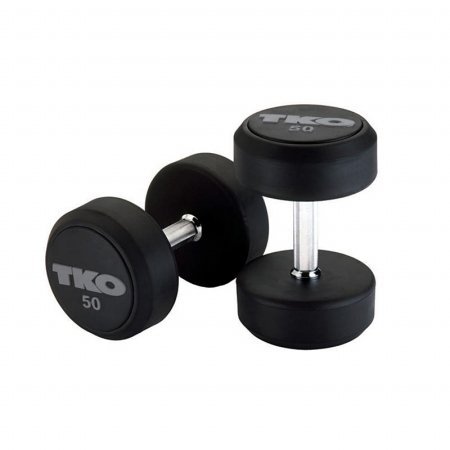 31htF6gSCEL TKO 827RR BG 35 35lbs SDS Rubber Dumbbells   Pair