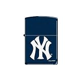 (2x2) Yankees Logo Navy Blue Genuine Zippo Lighter