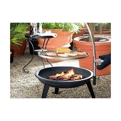 Rosenstein & S�hne H�henverstellbarer Schwenkgrill mit Edelstahlrost