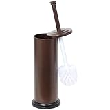 Home Basics Bronze Toilet Brush with Holder