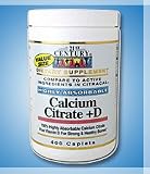 Calcium Citrate +D - 400 Caplets