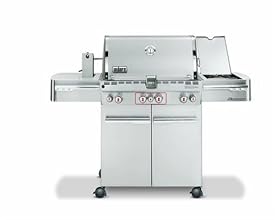 Weber 2740301 Summit S-470 Propane Tuck-Away Rotisserie Grill, Stainless Steel