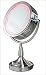 Zadro Products RDV68 Round Dual Sided Lighted Swivel Vanity Make-Up Mirror