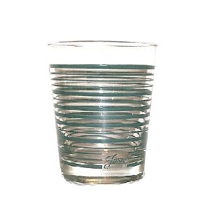 Fiesta Evergreen Stripe 14-ounce Glass Double Old Fashion