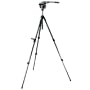 Manfrotto MagFiber Video Tripod Kit with 755MF3 MDeVe MagFiber Tripod Legs, 503HDV Fluid Head, and MBAG80P Padded Tripod Bag