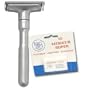 Merkur Solingen Futur Satin Finish Razor + 10 Pack Merkur Blades