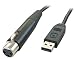 LINDY USB XLR Microphone Cable 5m