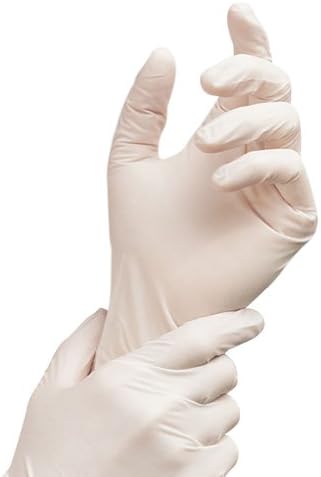 Techniglove Nitrile Glove, 12", Class 100, White, MD, 100/bag