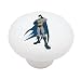 Cartoon Batman Decorative High Gloss Ceramic Drawer Knob