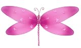 7 Dark Pink Sparkle Dragonfly nylon hanging ceiling wall baby nursery room wedding decor
