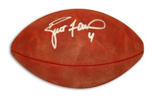 Brett Favre Signed Packers Football