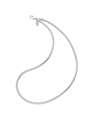 Sterling Silver Reflections Lobster Clasp Bead Necklace 20 Inches (3mm Diameter)