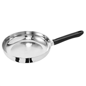 10 Kitchen Basics 18 10 Stainless Steel Chef Open Fry Pan by 