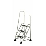 Buy Cramer 1031L-19 Stop-Step Ladder 3 Steps with Left Handrail 27-inch High Top Step,... by Cramer