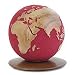 Wood world globe, 'Adventurer' (20cm)