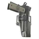 CF Holster w/BL & Paddle, Serpa, LH, Black, 1911 no Rails
