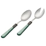 Rosanna Pearlized Green Napoleon 2-Piece Salad Tong Set by Rosanna