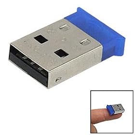 Blue Super Mini 2.4G Bluetooth V2.0 EDR USB Dongle Wireless Adapter