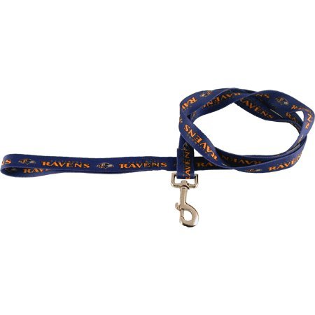 Baltimore Ravens Nfl Small Leash 5/8 Wide Web 6 Ft. Long Hunter Manufacturing H4061br