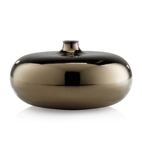 Ceramic Gold Crackle Vase