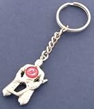 NHL New Jersey Devils Silver Goalie Keychain