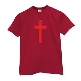 Thorns and Cross - Mens Vintage T-Shirt