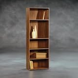 Sauder Beginnings 5 Shelf Bookcase Pecan