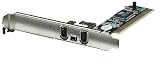 MANHATTAN FireWire PCI Karte Drei externe und ein interner Anschluss inklusive Videobearbeitungs-Software VideoStudio 9 SE