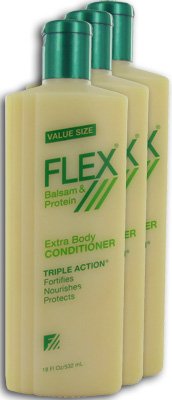 Flex Balsam & Protein Triple Action Extra Body Conditioner - One 18 Oz. Bottle