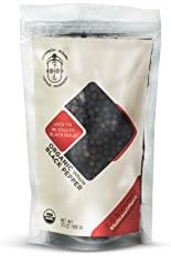 Spice Monger Organic Black Pepper, Whole (3.5oz)