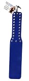 Fetish Fantasy Velvet Studded Paddle, Blue