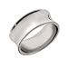 Eve's Addiction Concave Style Stainless Steel Wedding Band