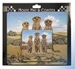 Meerkats Computer Mousemat (Mouse Mat/pad) and Coaster Novelty Gift Set
