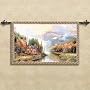 Autumn Cottage Wall Hanging Tapestry