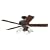 Hunter 20347 Westbury Ceiling Fan with 54-Inch 5-Walnut/Medium Oak Blades, New Bronze