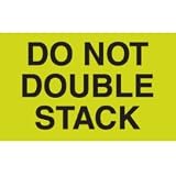 SHPDL2261 - Do Not Double Stack Labels, 3 x 5