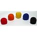 NEW PRO 5 PC COLOR MICROPHONE WINDSCREENS FITS SHURE