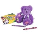 Boyds Bears: Crayola Purple Plush Gift Set