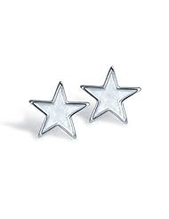 Alex Woo "Little Princess" Sterling Silver Star Stud Earrings