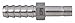 1/4" Hose Barb x CPI SS Barbed Hose