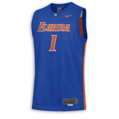 Florida Gators Youth Replica Basketball Jersey Royal #1