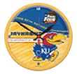Kansas Jayhawks Wall Clock - 2008 Men's Basketball National Champions - College Athletics Sports Merchandise