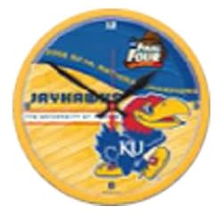Kansas Jayhawks Wall Clock - 2008 Men's Basketball National Champions - College Athletics Sports Merchandise