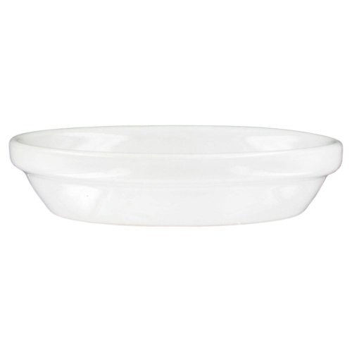 Diversified Ceramics Ultra White 6-1/2 x 4-1/4 x 1-3/8-In. Oval Baker - Case = 24