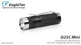 EagleTac D25C 325 Lumens LED - CR123 Battery