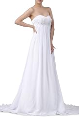 A-line Strapless Chiffon  Dress