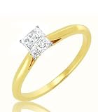 0.25 Carat VS2 - GIA Certified Diamond Solitaire Engagement Ring on 14k White Gold